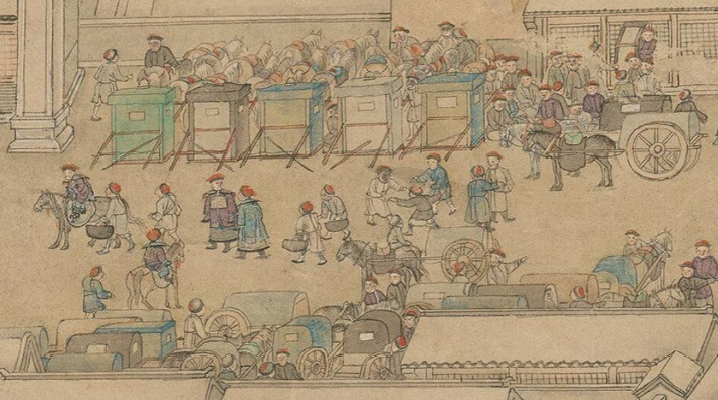 《京師生春詩意圖》的家具分析 《京師生春詩意圖》的家具分析